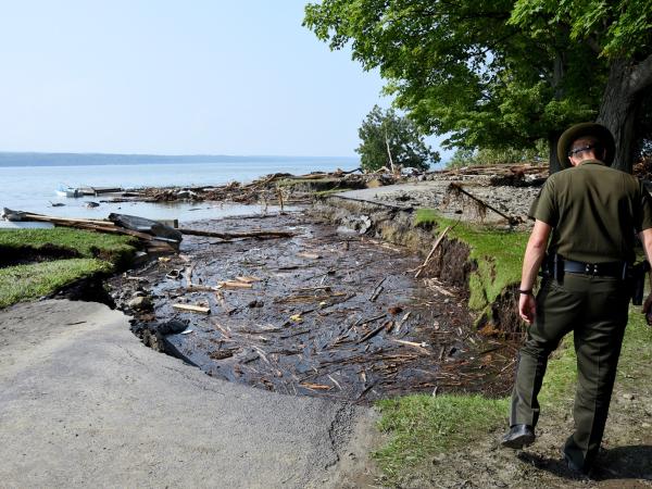 Flood damage in New York State